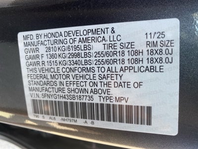 2025 Honda Pilot EX-L