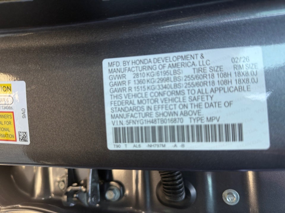 2026 Honda Pilot EX-L