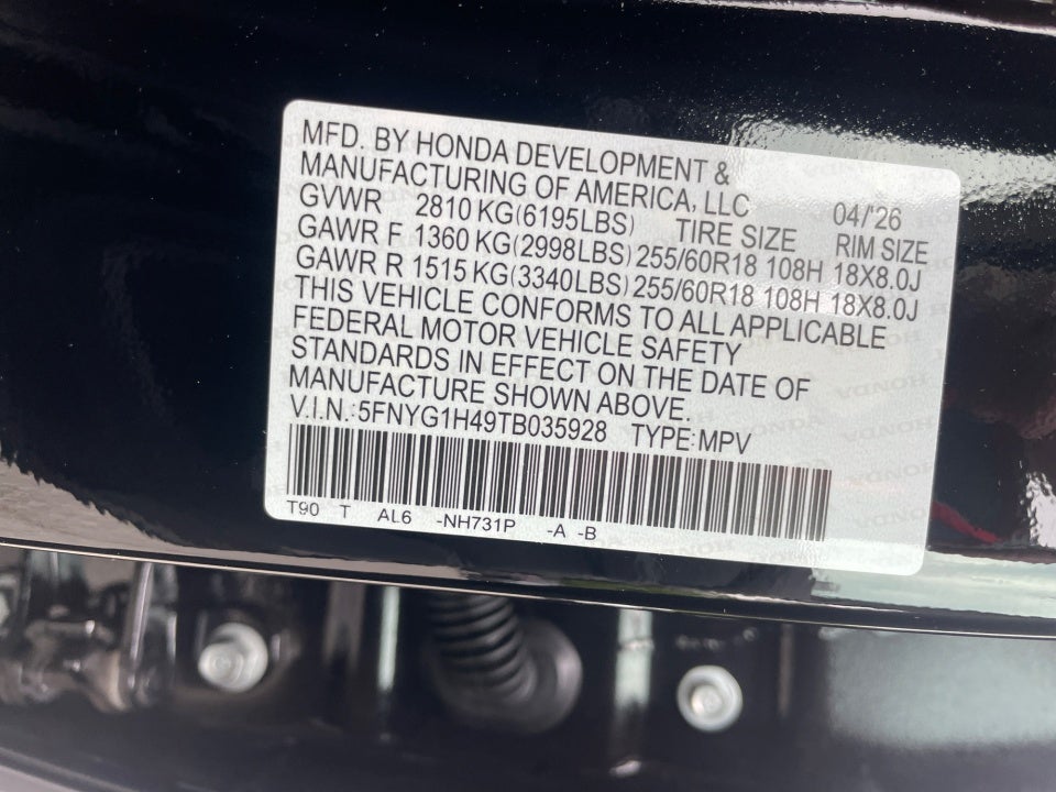 2026 Honda Pilot EX-L