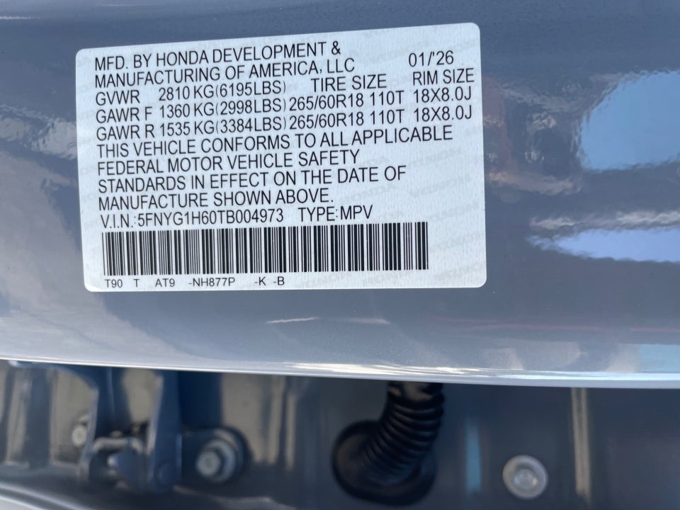 2026 Honda Pilot TrailSport