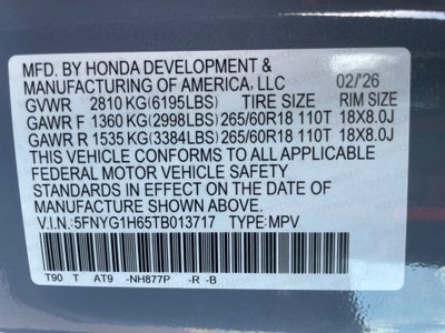 2026 Honda Pilot TrailSport