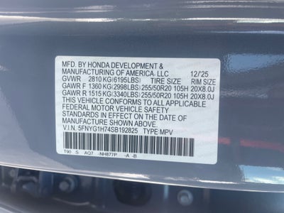 2025 Honda Pilot Touring