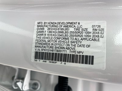 2026 Honda Pilot Elite