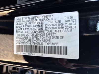 2026 Honda Pilot Elite