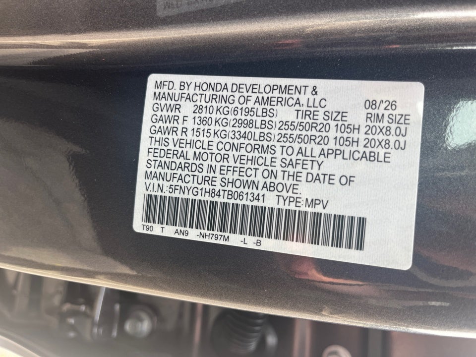 2026 Honda Pilot Elite