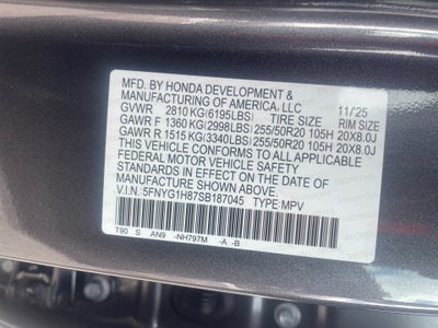 2025 Honda Pilot Elite