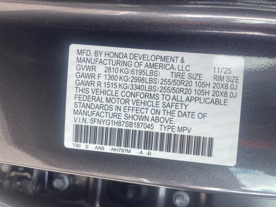 2025 Honda Pilot Elite