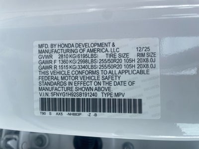 2025 Honda Pilot Black Edition