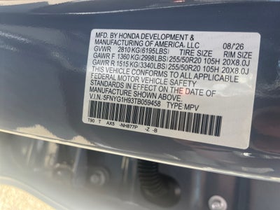 2026 Honda Pilot Black Edition