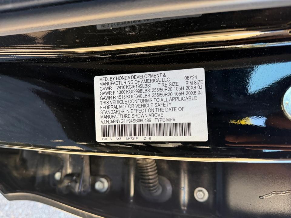 2025 Honda Pilot Black Edition