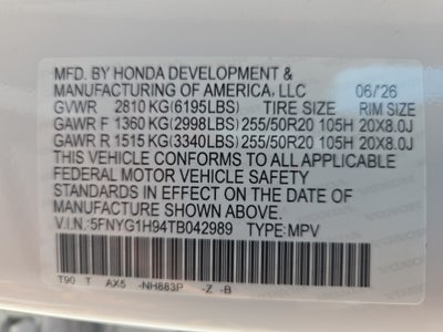 2026 Honda Pilot Black Edition