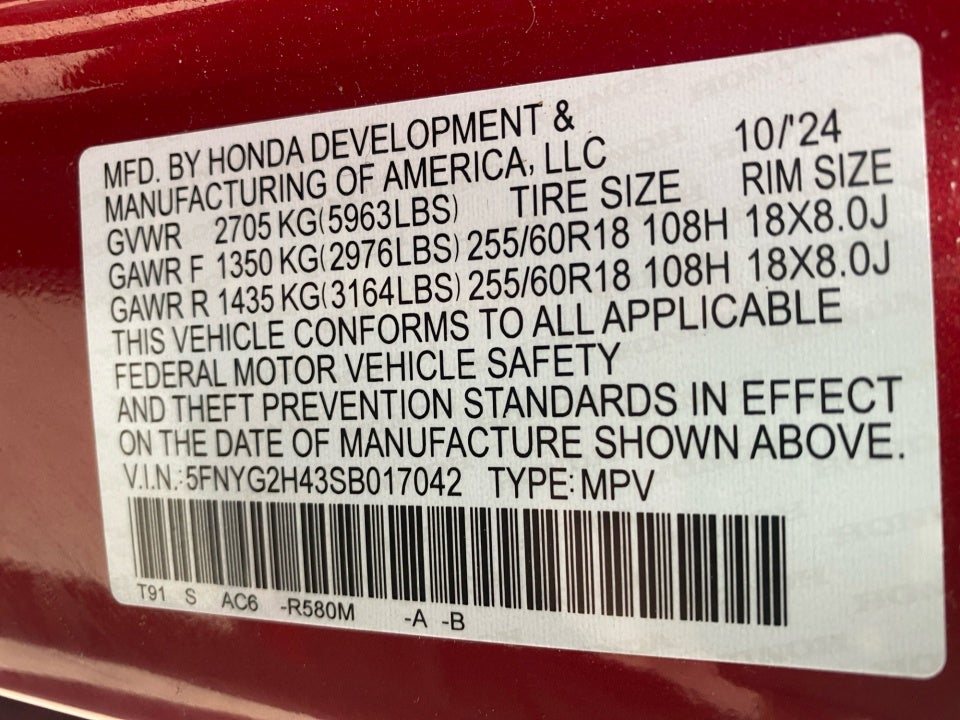 2025 Honda Pilot EX-L