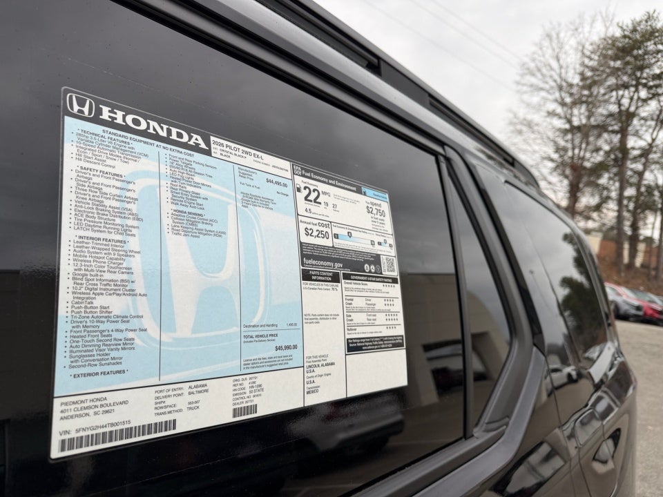 2026 Honda Pilot EX-L