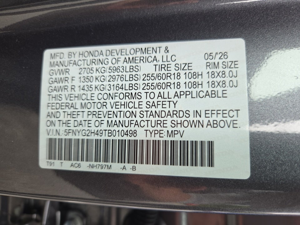 2026 Honda Pilot EX-L