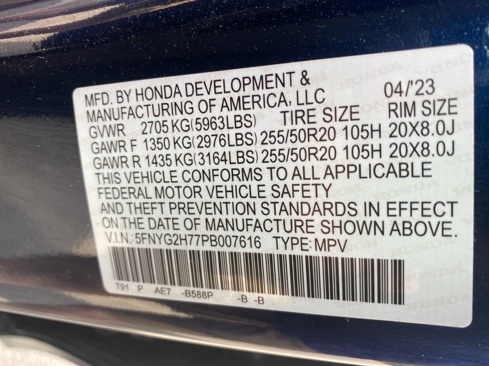 2023 Honda Pilot 2WD Touring