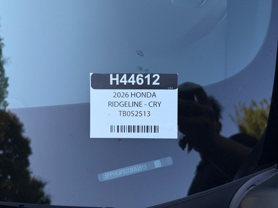 2026 Honda Ridgeline RTL