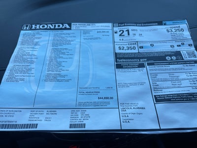 2026 Honda Ridgeline RTL