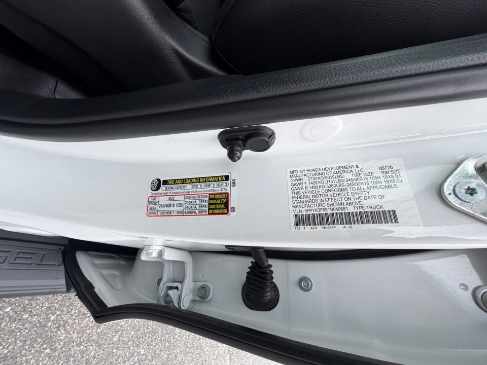 2026 Honda Ridgeline RTL