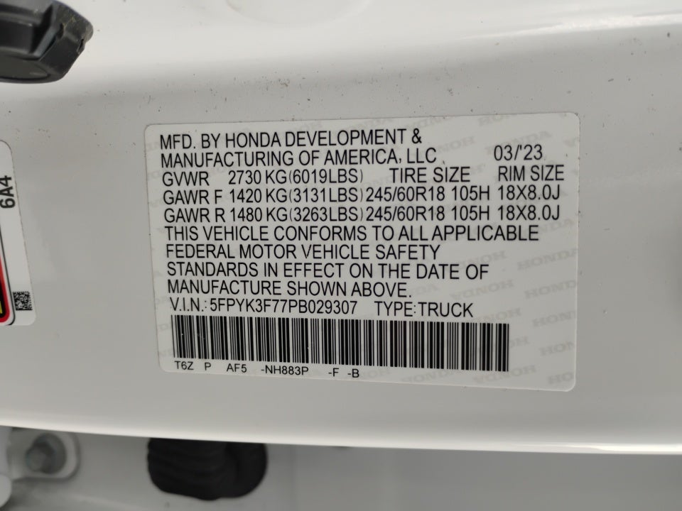 2023 Honda Ridgeline RTL-E