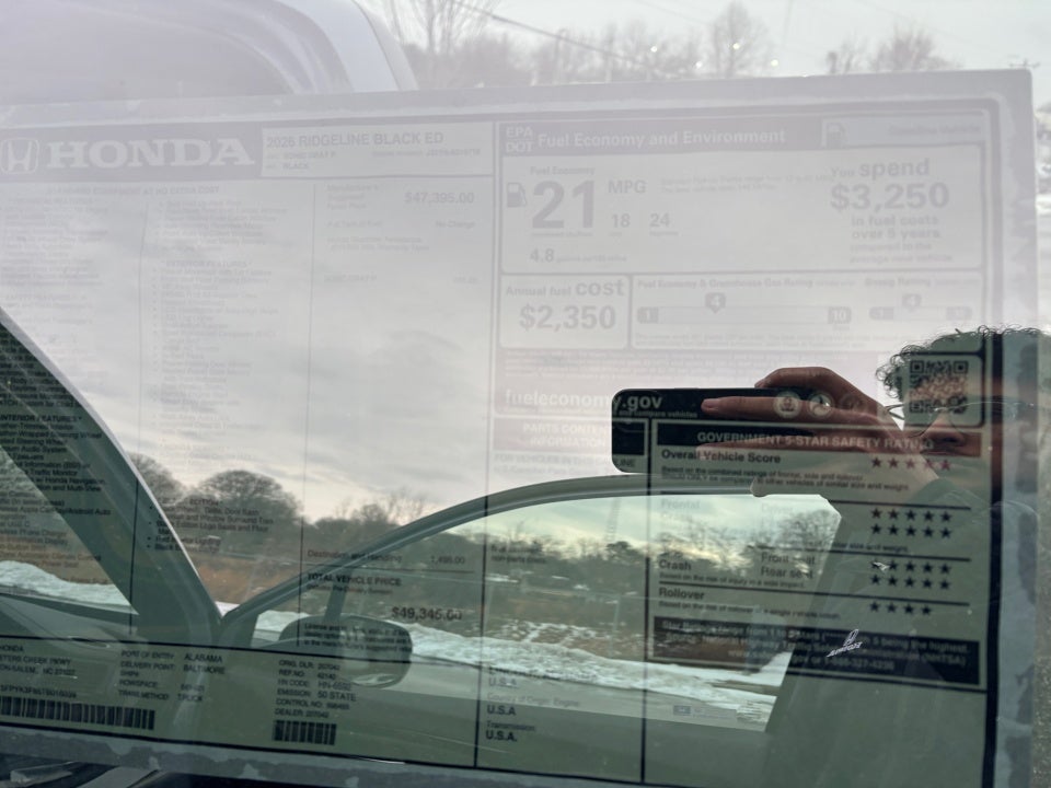 2026 Honda Ridgeline Black Edition