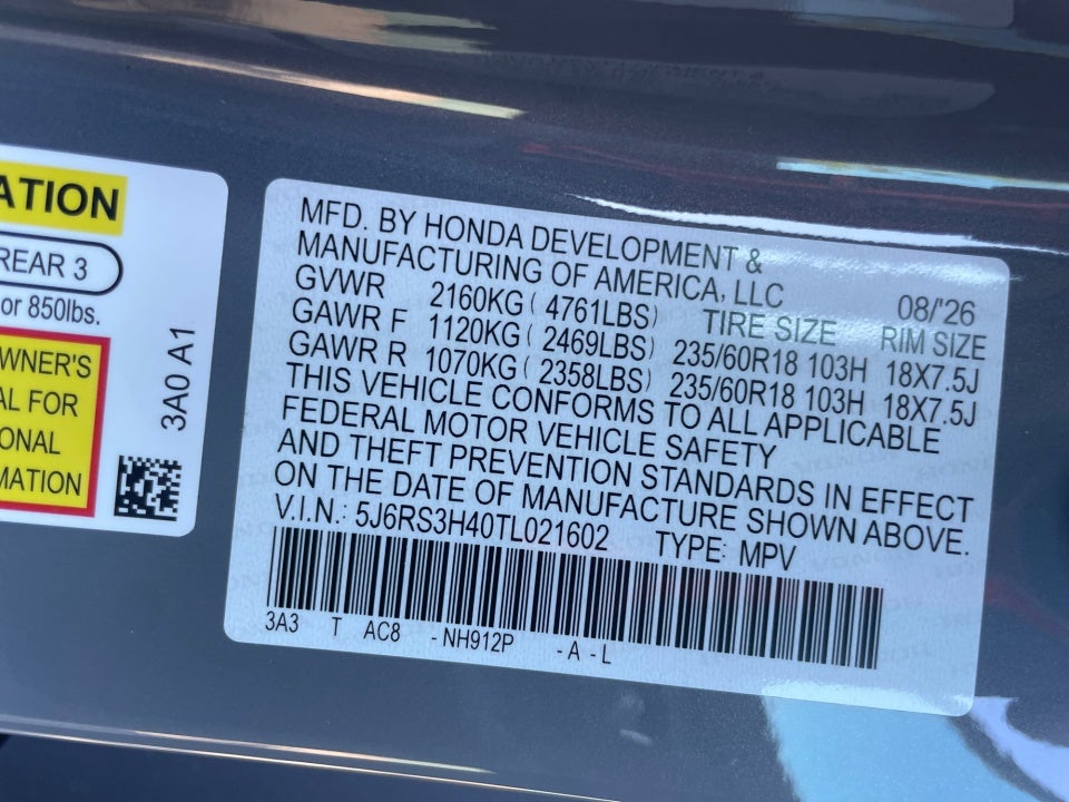 2026 Honda CR-V EX