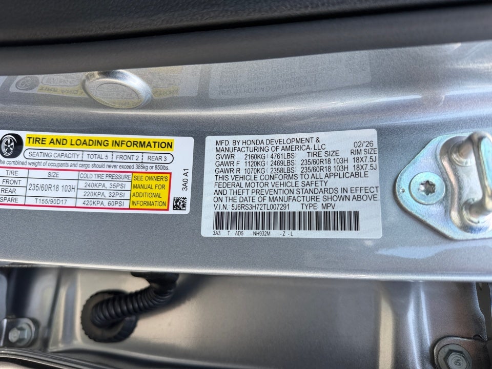 2026 Honda CR-V EX-L 2WD