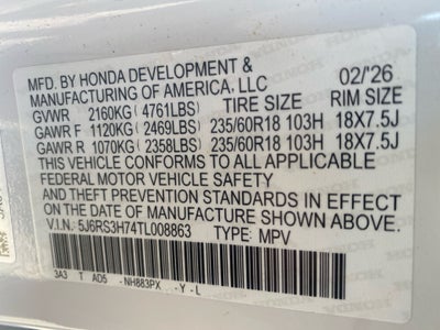 2026 Honda CR-V EX-L 2WD