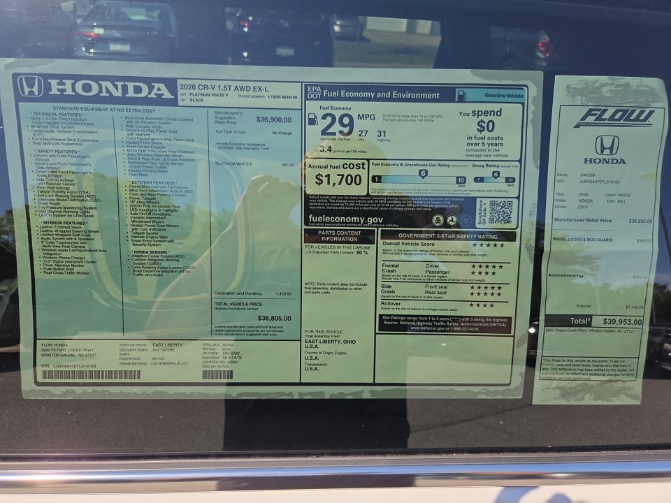2026 Honda CR-V EX-L