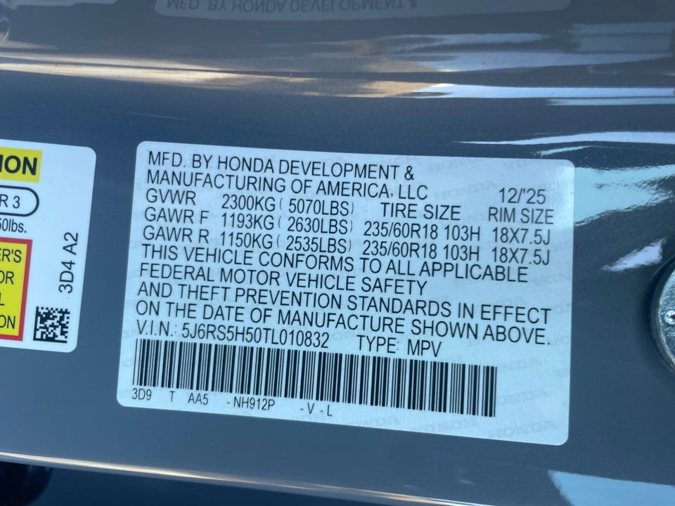 2026 Honda CR-V Hybrid 2WD Sport