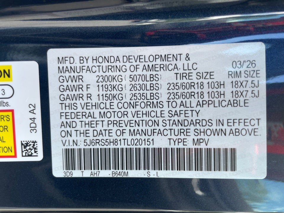 2026 Honda CR-V Hybrid 2WD Sport-L