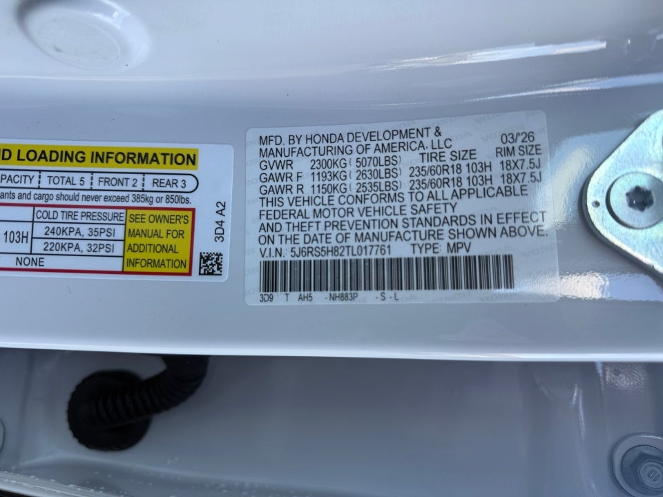 2026 Honda CR-V Hybrid 2WD Sport-L