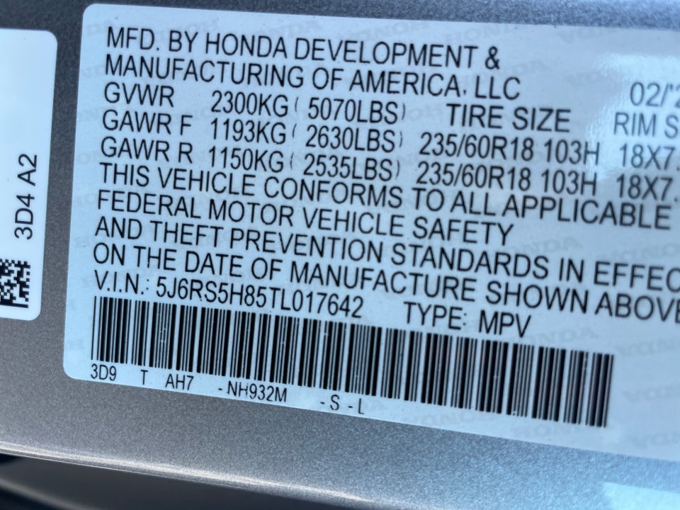 2026 Honda CR-V Hybrid 2WD Sport-L