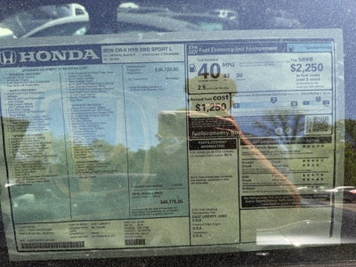 2026 Honda CR-V Hybrid 2WD Sport-L