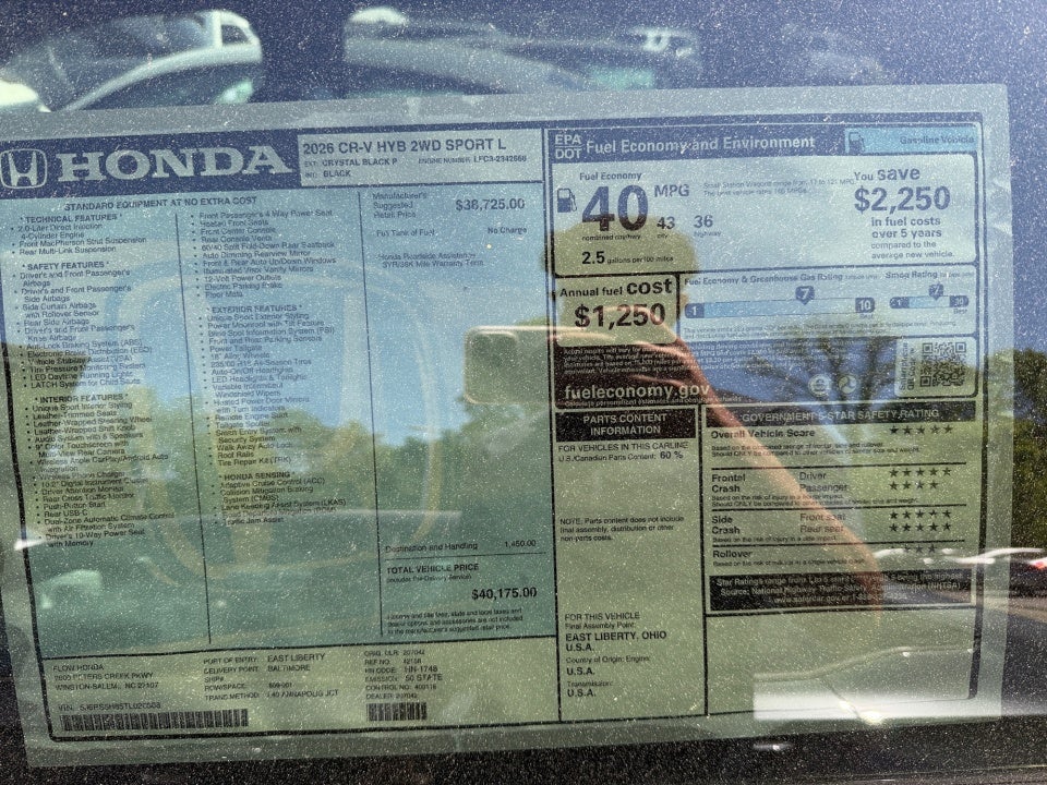 2026 Honda CR-V Hybrid 2WD Sport-L