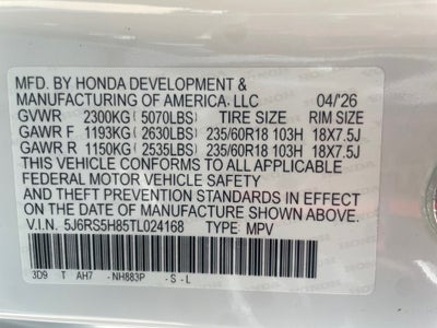 2026 Honda CR-V Hybrid 2WD Sport-L