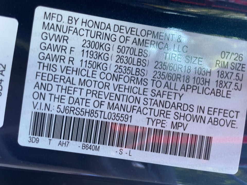 2026 Honda CR-V Hybrid Sport-L