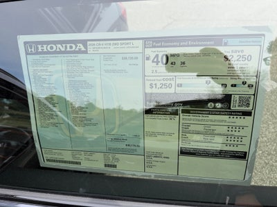 2026 Honda CR-V Hybrid 2WD Sport-L