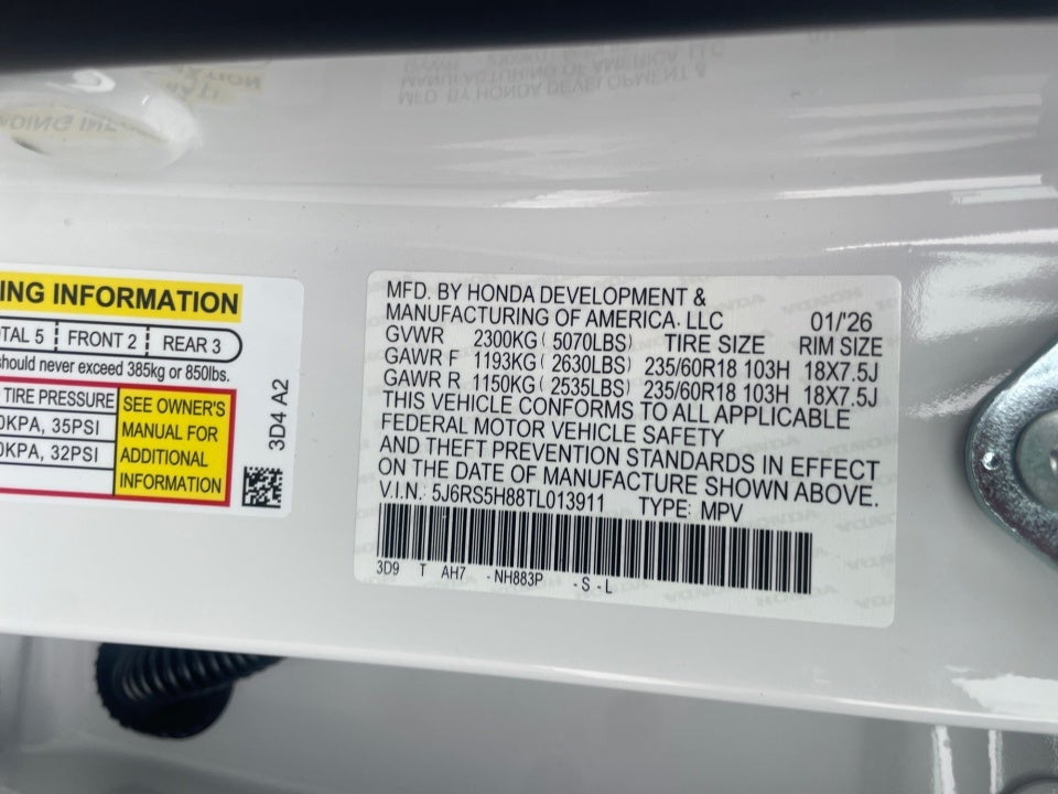 2026 Honda CR-V Hybrid 2WD Sport-L