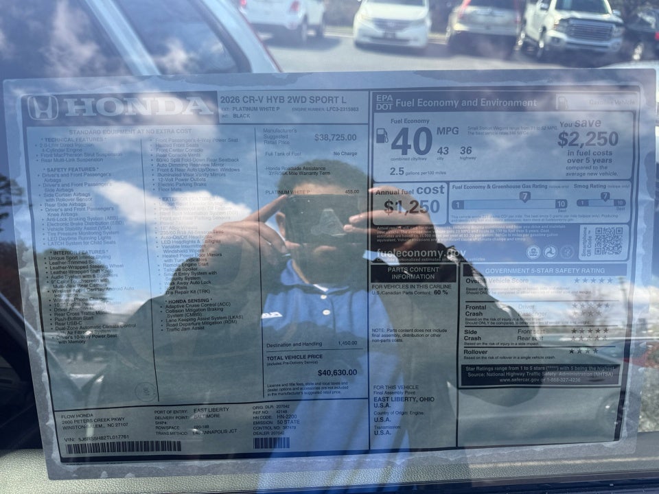 2026 Honda CR-V Hybrid 2WD Sport-L