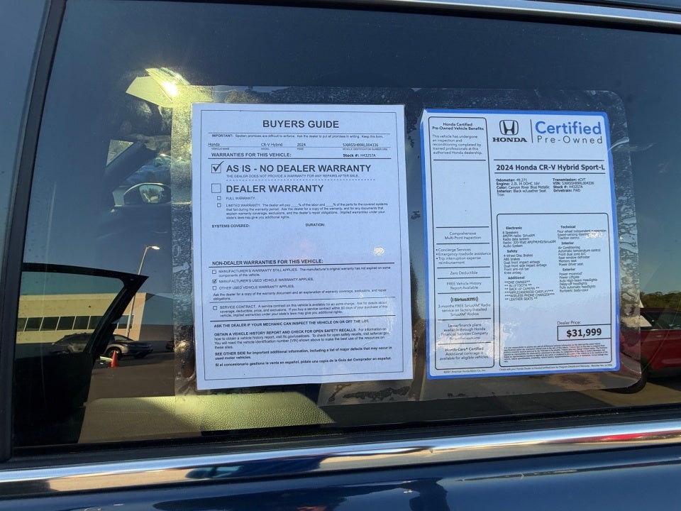 2024 Honda CR-V Hybrid Sport-L