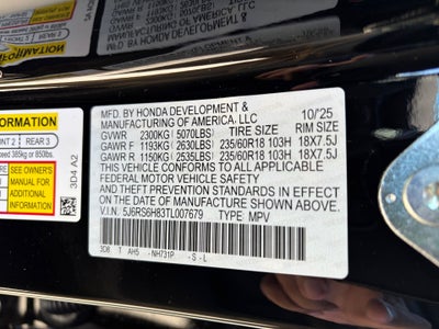 2026 Honda CR-V Hybrid AWD Sport-L