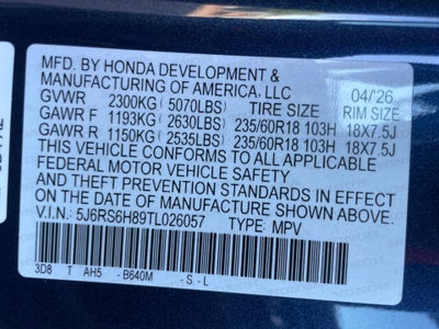 2026 Honda CR-V Hybrid AWD Sport-L