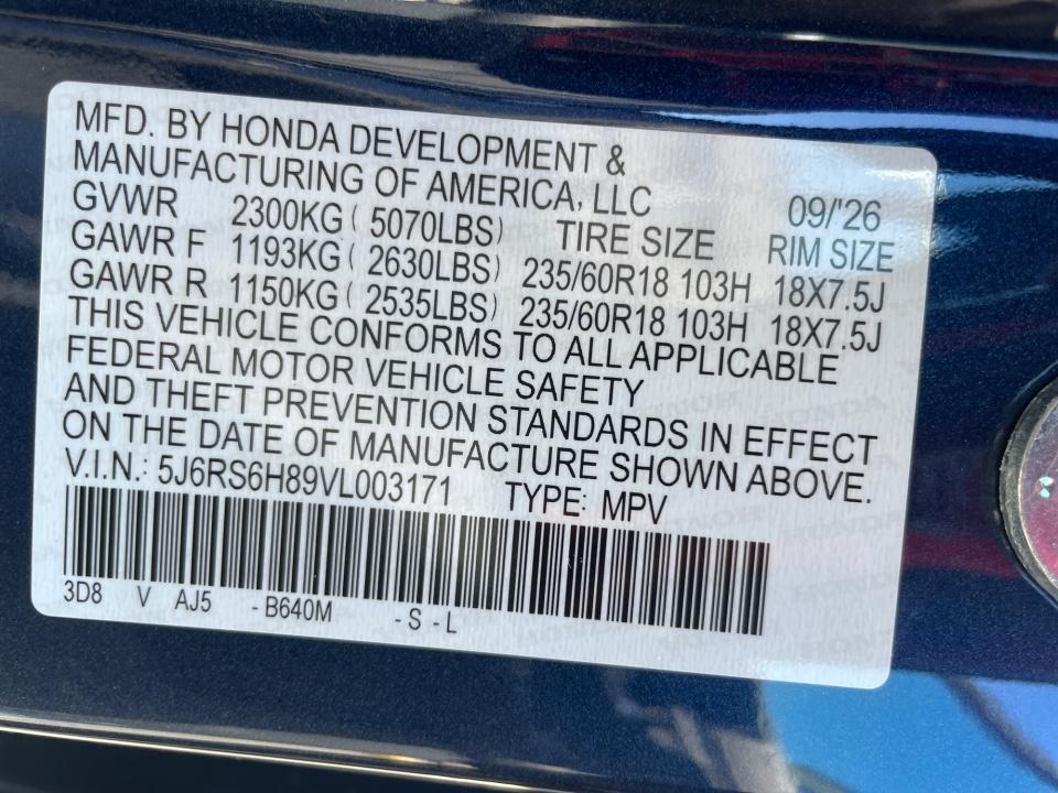 2027 Honda CR-V Hybrid Sport-L