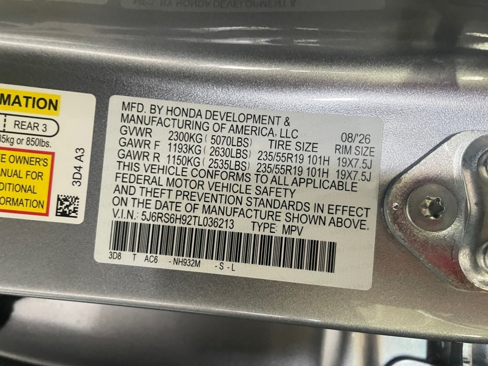 2026 Honda CR-V Hybrid Sport Touring