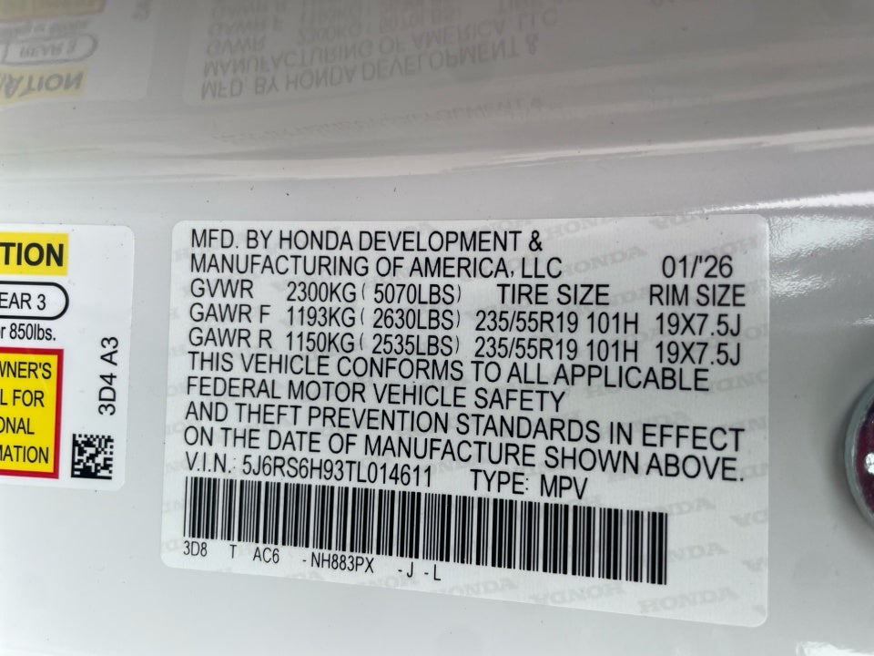 2026 Honda CR-V Hybrid AWD Sport Touring