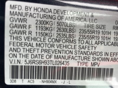 2026 Honda CR-V Hybrid AWD Sport Touring