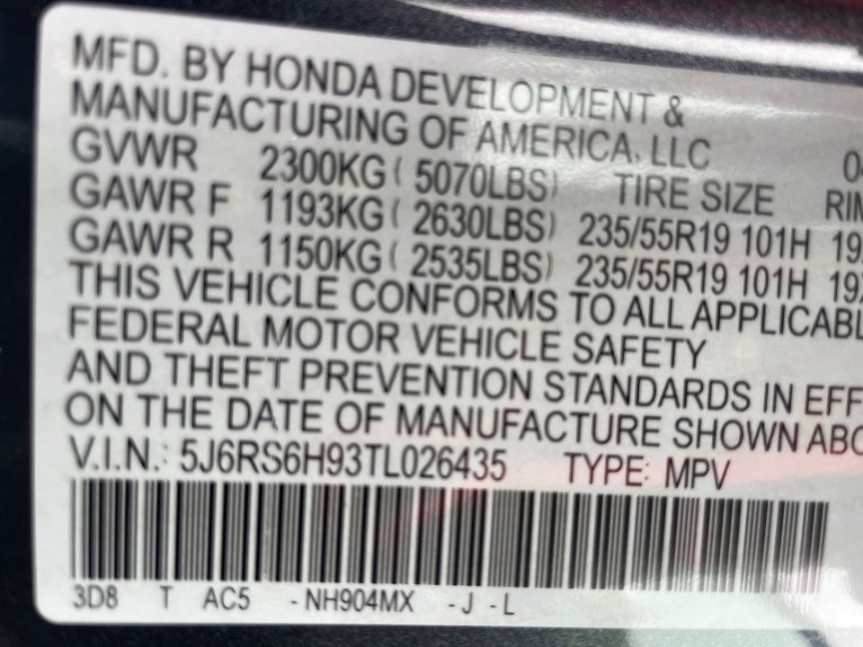 2026 Honda CR-V Hybrid AWD Sport Touring