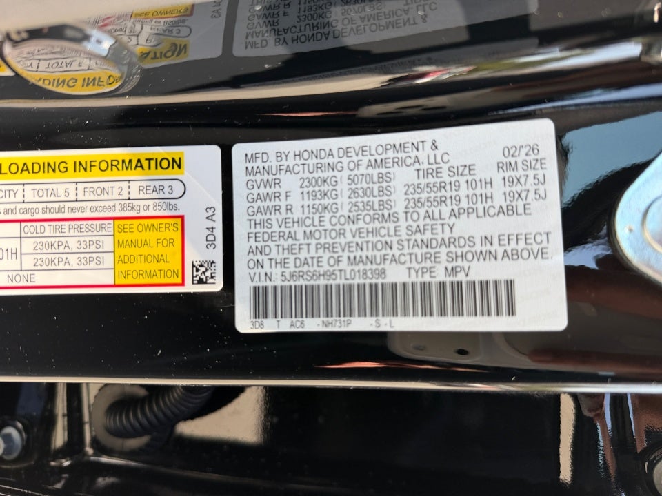 2026 Honda CR-V Hybrid AWD Sport Touring