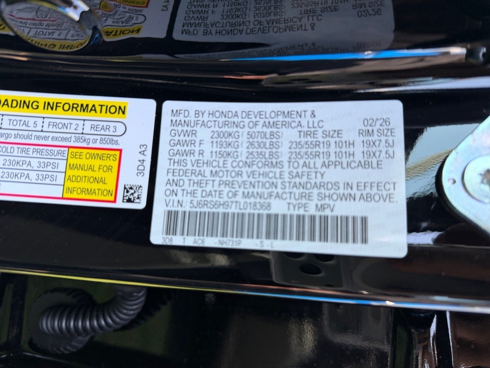 2026 Honda CR-V Hybrid AWD Sport Touring