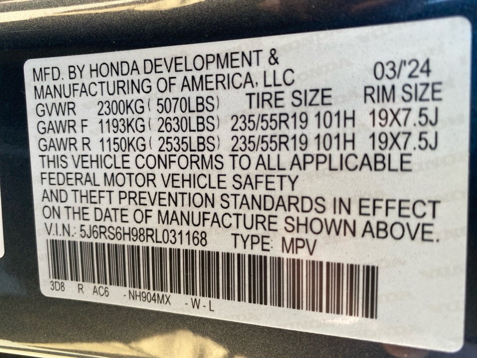 2024 Honda CR-V Hybrid Sport Touring